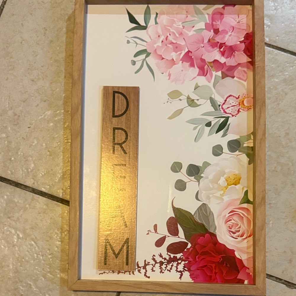 Floral Dream Wooden Tray